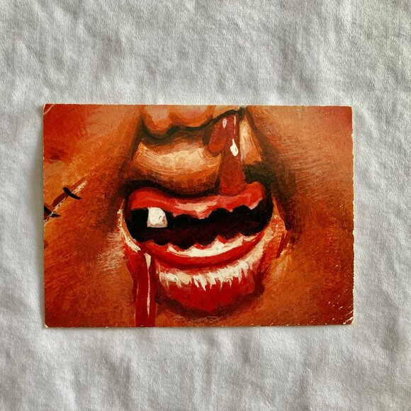 Garbage Pail Kids Card 1986 Topps - 101b  Basking Robin - Picture 2 of 2